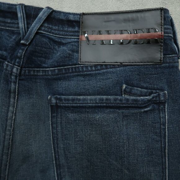 Vayder Jeans Mens Size 32x32 Blue Dante Tapered Stretch Denim Button Fly - Picture 10 of 16